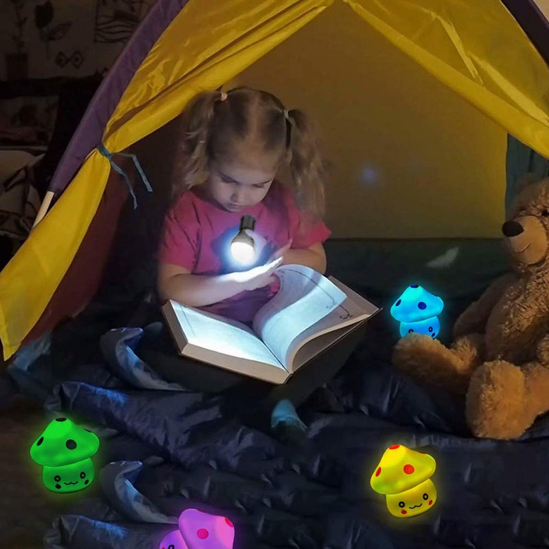 TornadoZ LED Light Up Color Changing Mushroom Toy | Trendy Design Multi-Color Flashing LED Light Cute n Fun Little Creative Kids Toy | Excellent Decoration Collection Collectible - Image 4